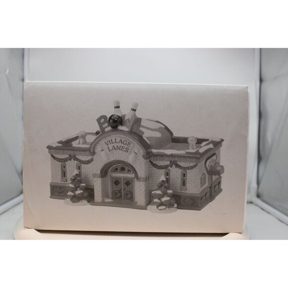 Dept 56 Snow Village - Bowling Alley - Picture 8 of 8